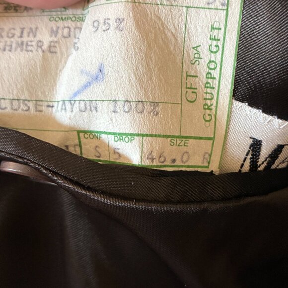 Mani by by Giorgio Armani Wool Cashmere Overcoat – Size 46 - Picture 11 of 11